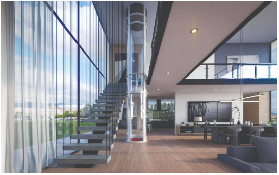 mẫu thang máy hiện đại 